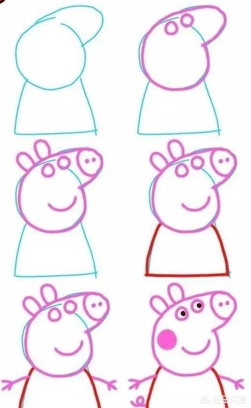 三只小猪盖房子简笔画_三只小猪盖房子简笔画 组图